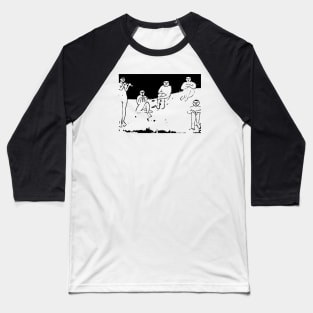 Flute Players Baseball T-Shirt